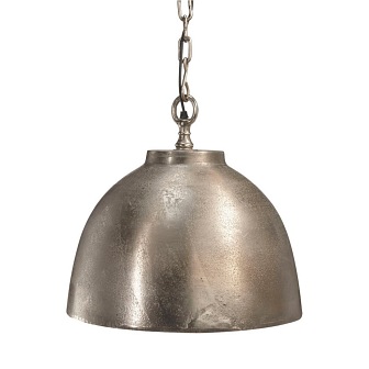 MASYWNA LAMPA WISZĄCA ROCHESTER 45 CM SREBRNA
